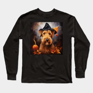 Puppy Welsh Terrier Halloween Long Sleeve T-Shirt